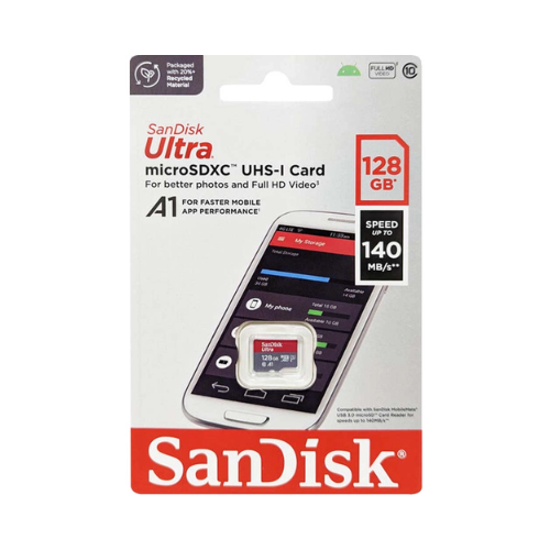 Thẻ Nhớ Sandisk 128GB ultra (SDSQUAB-128G-GN6MN) 140MB/s, C10
