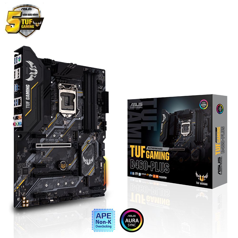 Bo mạch chủ Asus TUF Gaming B460 Plus