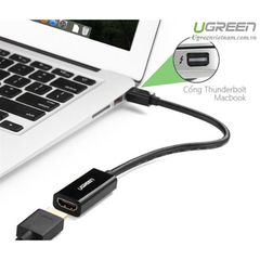 Cáp chuyển đổi Mini Displayport sang HDMI âm Ugreen 10461 (màu đen)