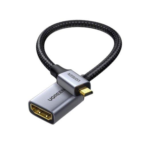 Bộ chuyển đổi Micro HDMI sang HDMI dài 25cm Ugreen 10553