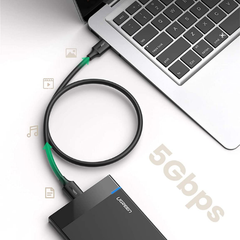 Cáp chuyển USB 3.0 sang micro USB dài 1m Ugreen 10841 (Đen)
