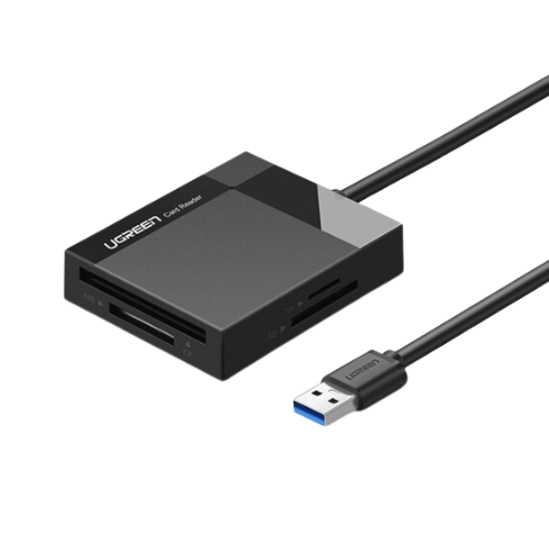 Đầu đọc thẻ USB 3.0 đa năng CF, SD, TF, MS dài 0.5m Ugreen 30333