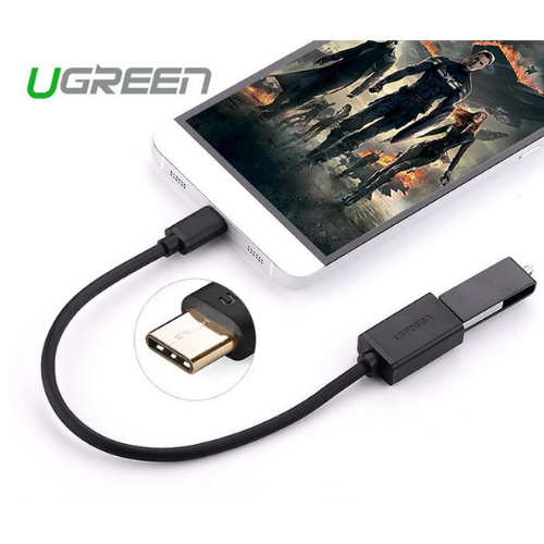 Cáp USB Type-C sang USB 3.0 màu đen Ugreen 30701