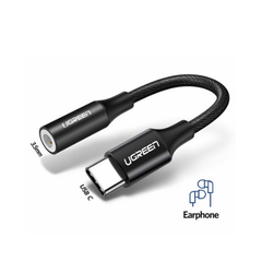 Bộ chuyển âm thanh USB-C ra 3.5mm màu đen Ugreen 70858