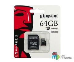 Thẻ Nhớ Kingston Micro SD 64GB Class 10