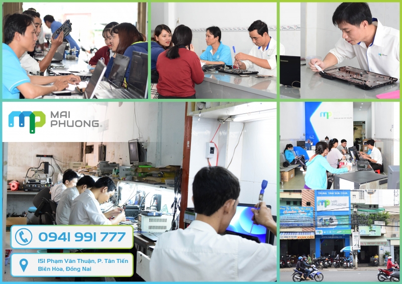 Mai Phương là trung tâm sửa chữa laptop uy tín hàng đầu tại Đồng Nai