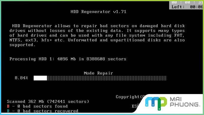 Kiếm tra Bad Sector ổ cứng