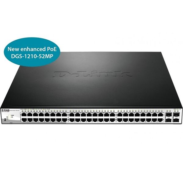 Switch D-LINK 52 Port Max PoE DGS-1210-52MP