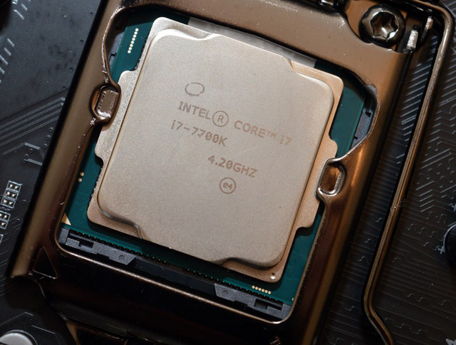 CPU i7 mạnh nhất của Kaby Lake với 4 nhân và công nghệ siêu luồng