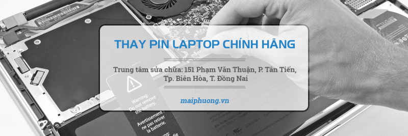 Thay pin laptop tại Biên Hòa