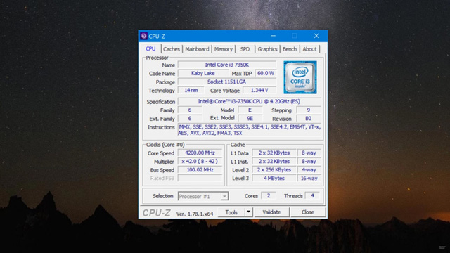 i3-7350 CPU duy nhất của Intel mở khóa hệ số nhân