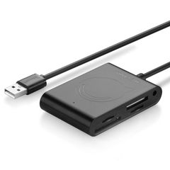 Bộ chia USB 2.0 đa năng 3 cổng black 60cm Ugreen 20238