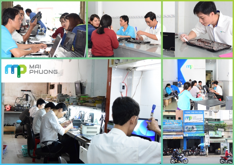 Trung tâm sửa chữa Mai Phương chuyên thay màn hình laptop HP