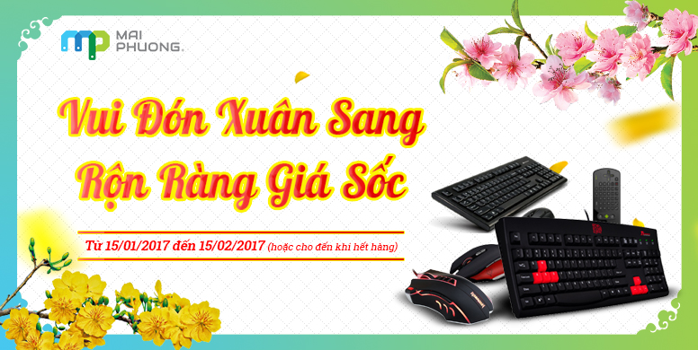 Khuyễn mãi Mai Phương Vui đón xuân sang rộn ràng giá sốc