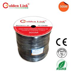 Cáp đồng trục RG6/U golden Link 305m (Cuộn)