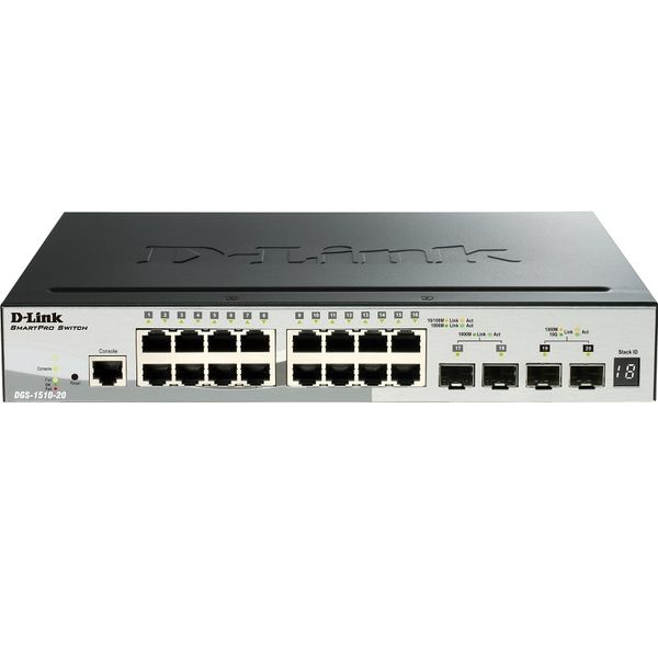 Switch D-Link SmartPro 20 Port DGS-1510-20