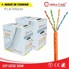 Cáp Mạng Golden link Taiwan UTP TW1101-1 Cat5e (Màu Cam) Mét