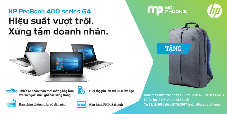 Khuyến mãi Mai Phương Mua laptop HP nhận ngay quà như ý