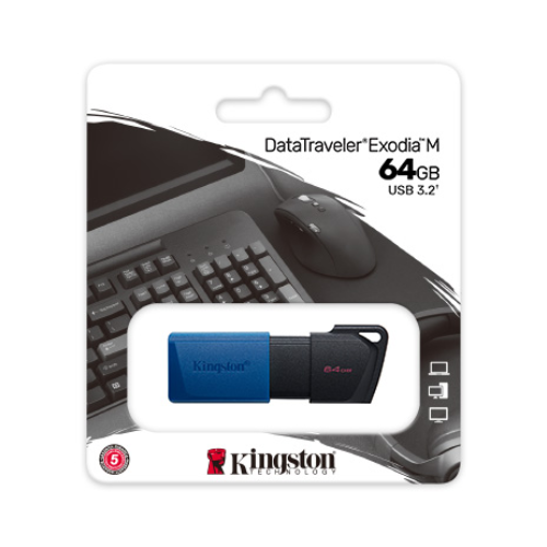 Ổ cứng di động USB Kingston 64GB DataTraveler Exodia M (DTXM/64GB)