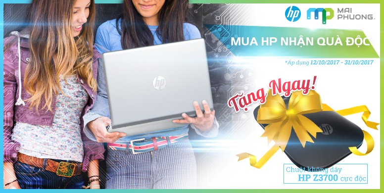 mua laptop hp tặng chuột không dây trị giá 390.000đ