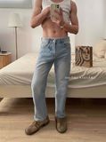 NOOBITA - Quần dài jeans ống suông 7902