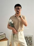 NOOBITA - Áo thun polo vải co giãn 7980