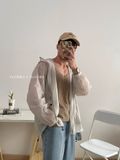 NOOBITA - Áo khoác gió mỏng nhẹ có nón 8033