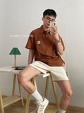 NOOBITA - Áo thun polo tổ ong 8018