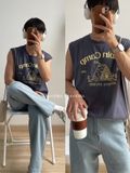 NOOBITA - Áo thun tanktop in hình 7938