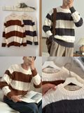 NOOBITA - Sweater len kẻ sọc mềm mịn 8245