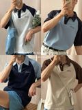 NOOBITA - Áo thun polo tay raglan in 8144