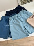 NOOBITA - Quần shorts lưng chun vải denim 7968