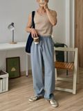 NOOBITA - Quần dài lưng chun kẻ caro 8173