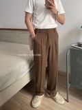 NOOBITA - Quần tây ống suông phía sau lưng chun 7979