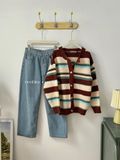 NOOBITA - Cardigan len kẻ sọc 8097
