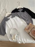 NOOBITA - Áo thun polo det kim tay raglan 8000