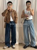 NOOBITA - Quần dài jeans ống rộng 8139