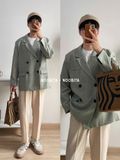 NOBITA HOME - Áo khoác blazer có độn vai 7878