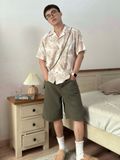 NOOBITA - Sơ mi tay ngắn cổ vest 8212