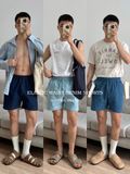 NOOBITA - Quần shorts lưng chun vải denim 7968