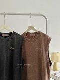 NOOBITA - Áo thun tanktop wash 8160
