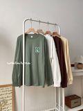 NOOBITA - Ao thun tay dài thêu logo 7900