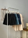 NOOBITA - Shorts denim 1/2 lưng chun 8062