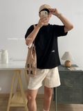 NOOBITA - Áo thun tay ngắn thêu ADEPT 8017
