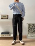 NOOBITA - Quần tây nam, quần âu dáng rộng, nửa lưng chun 7319