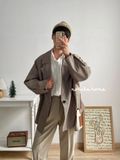 NOBITA HOME - Áo khoác blazer họa tiết 7650