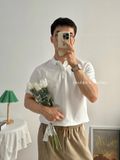 NOOBITA - Áo thun polo tay ngįŗÆn 8082