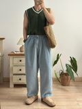 NOOBITA - Baggy jeans phía sau lʰng chun 8263