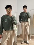 NOOBITA - Ao thun tay dài thêu logo 7900