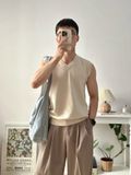 NOOBITA - Tanktop len dệt kim mềm mịn 8262